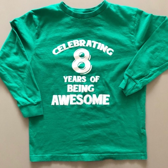 BIRTHDAY SHIRT FOR 8 YEAR OLD! - Picture 1 of 2